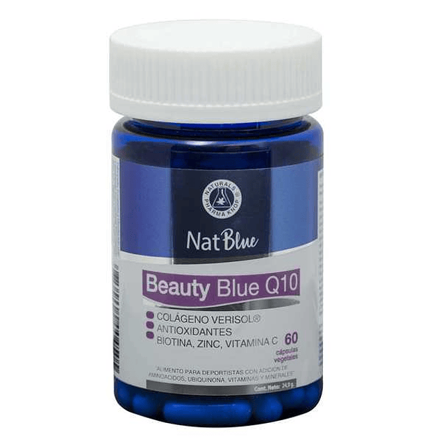 NatBlue - Beauty Blue Q10 60 capsulas