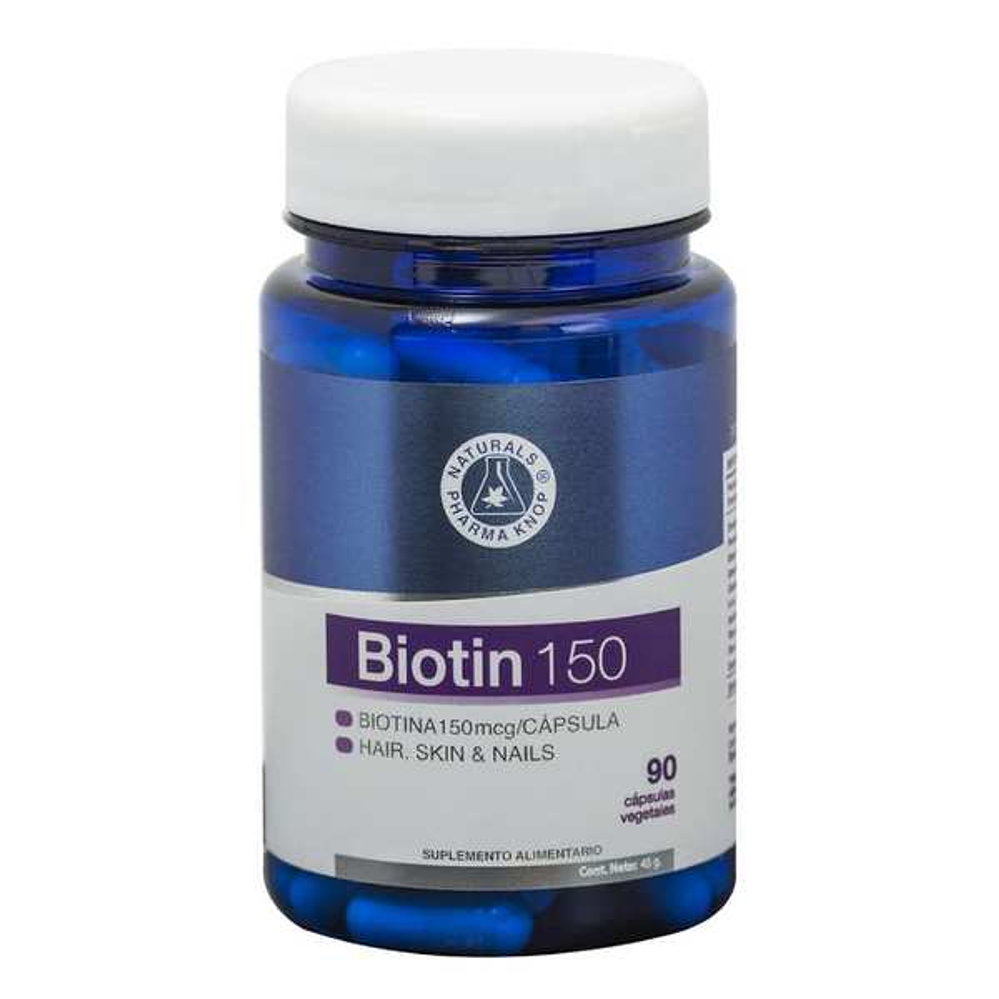 NatBlue - Biotin 150 mcg 90 capsulas 1