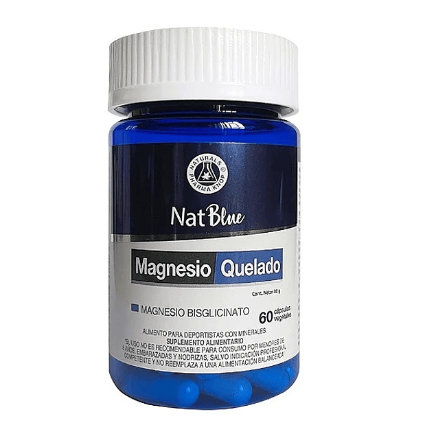 NatBlue - Magnesio Quelado 60 capsulas