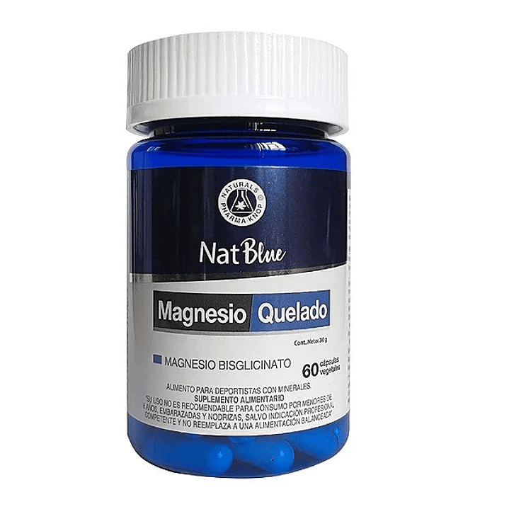 NatBlue - Magnesio Quelado 60 capsulas 1