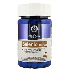 NatBlue - Selenio 200mcg 100 capsulas