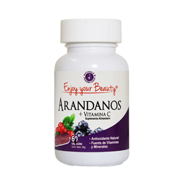 Enjoy your Beauty - Arandanos + vitamina C 60 capsulas