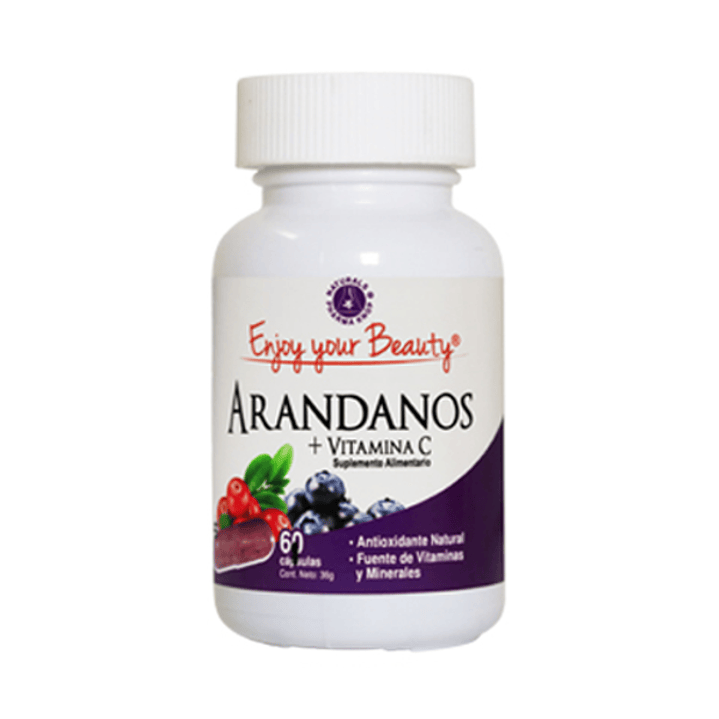 Enjoy your Beauty - Arandanos + vitamina C 60 capsulas 1