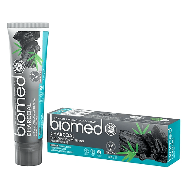 Biomed - Pasta dental charcoal blanqueadora 100g