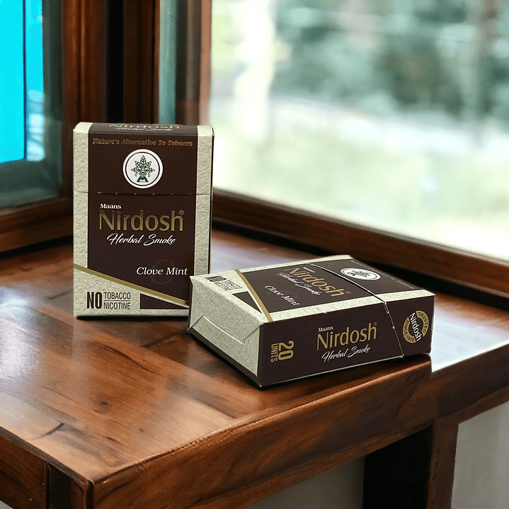 Nirdosh Cigarrillo Herbal Clavo de menta - Cajetilla 20 uni 4