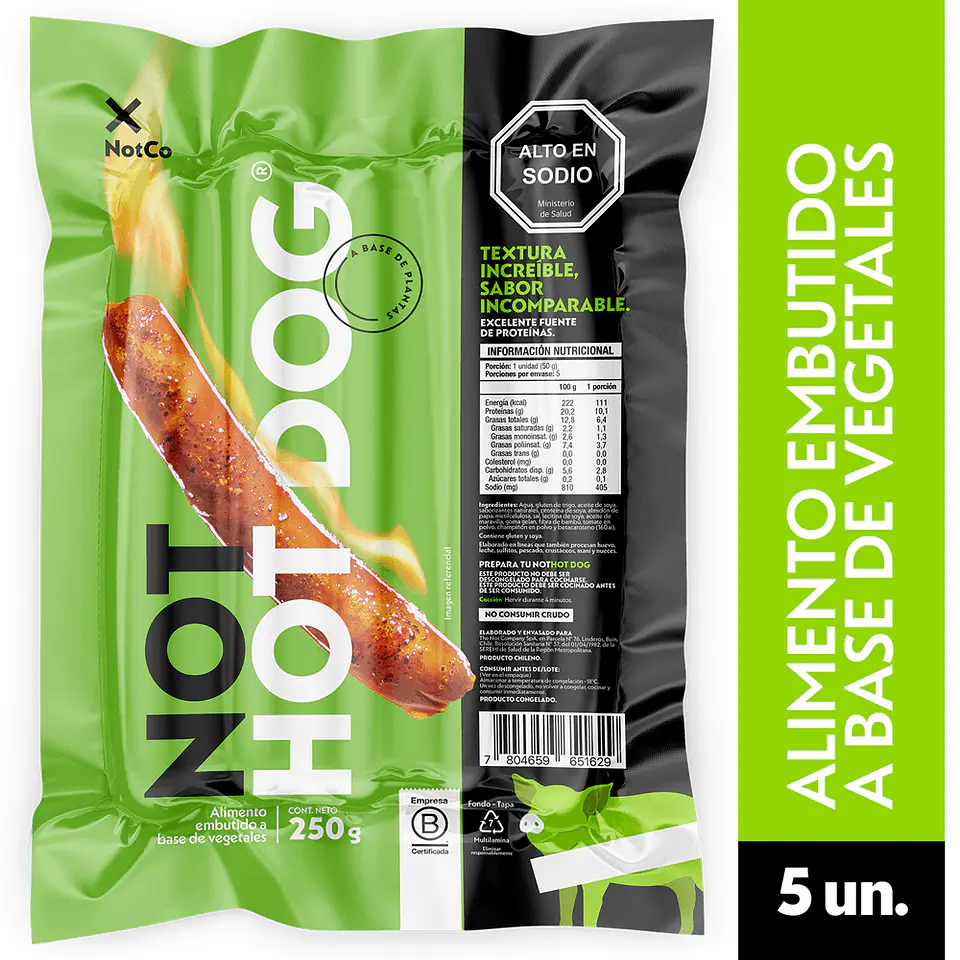 Not HotDog 5u 250gr Not Co - Not  1