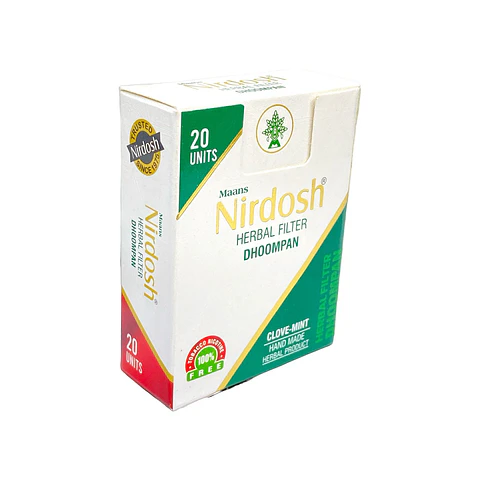 Nirdosh Cigarrillo Herbal - Cajetilla 20 unidades