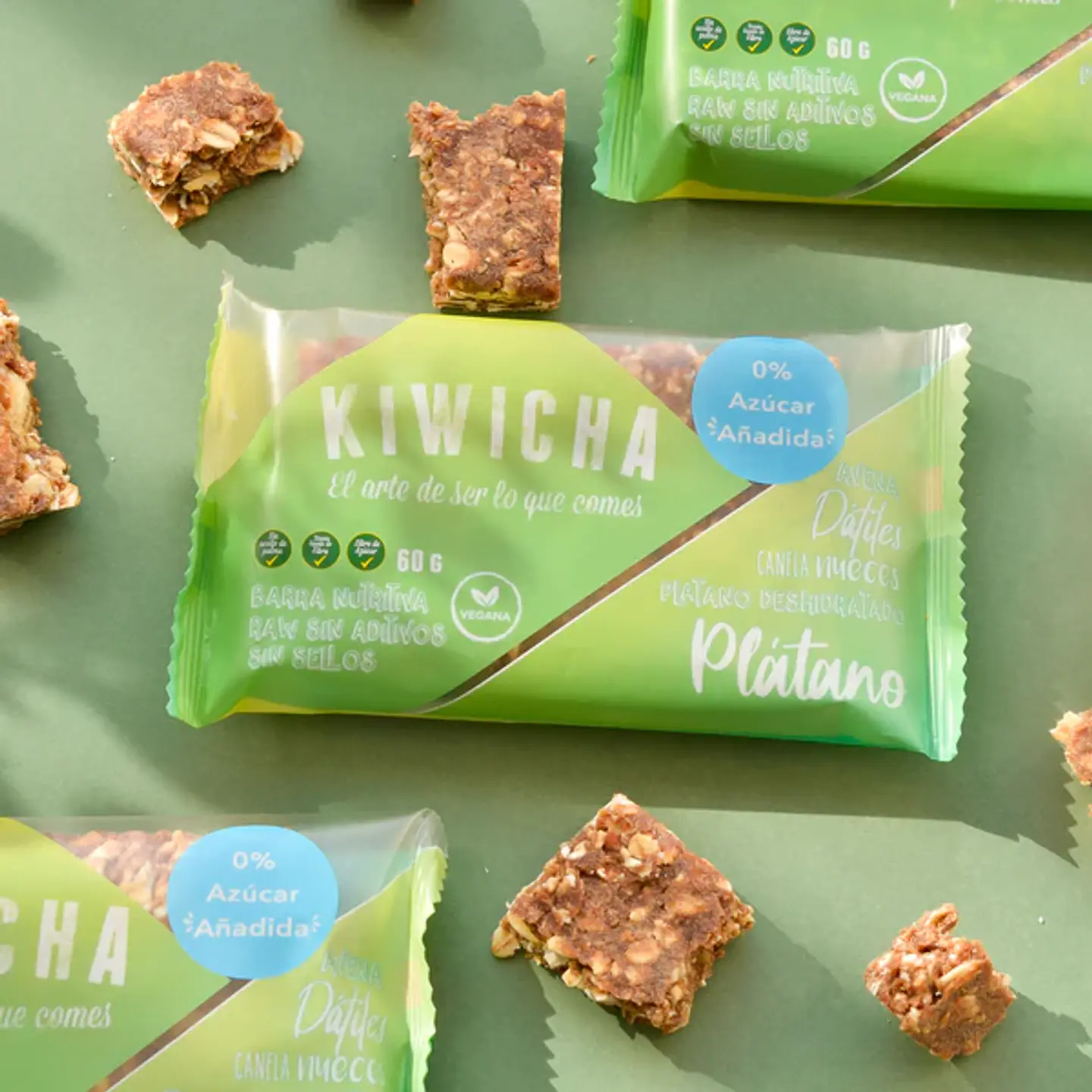 Caja Barra Proteína Vegetal Plátano 5u Kiwicha 2