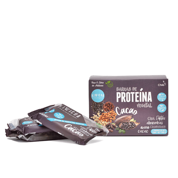 Caja Barra Proteina Vegetal Cacao 5u Kiwicha 1