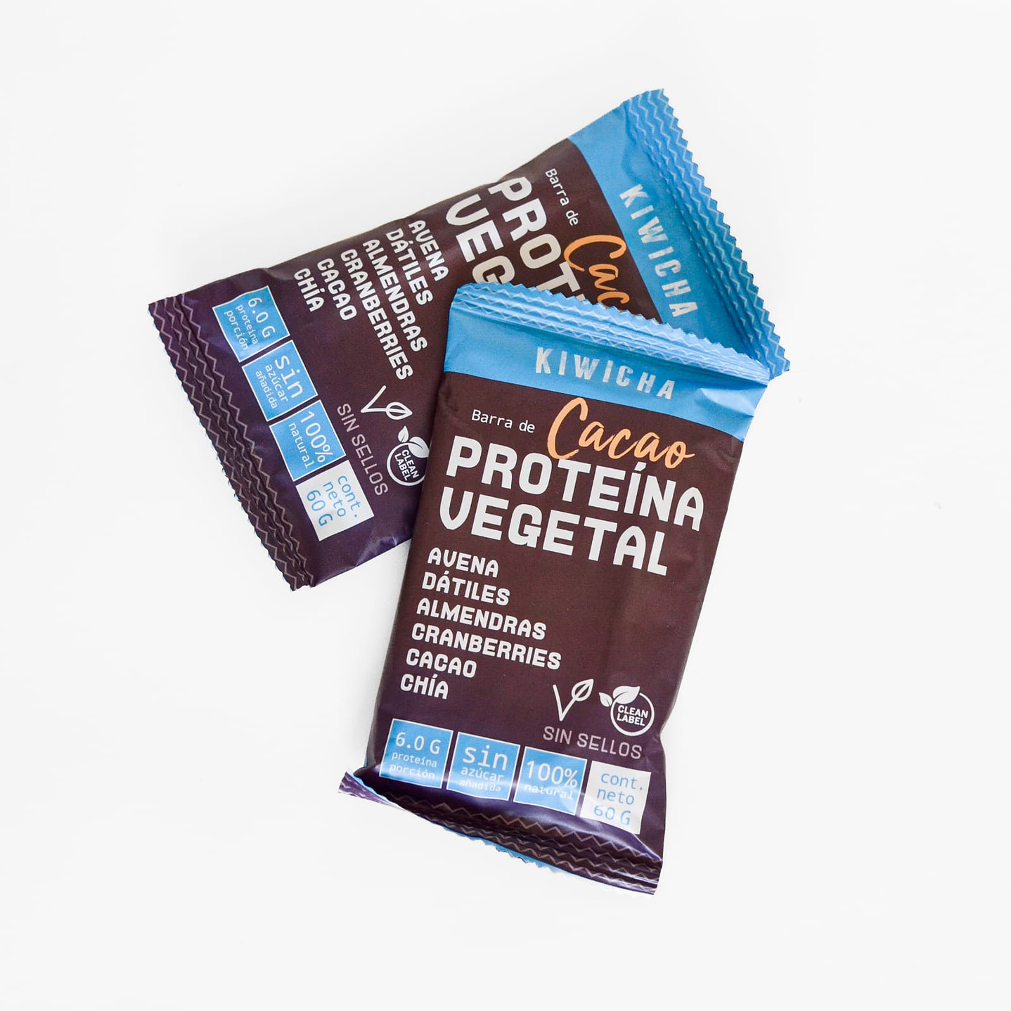 Barra Proteina Vegetal Cacao 60g Kiwicha 2