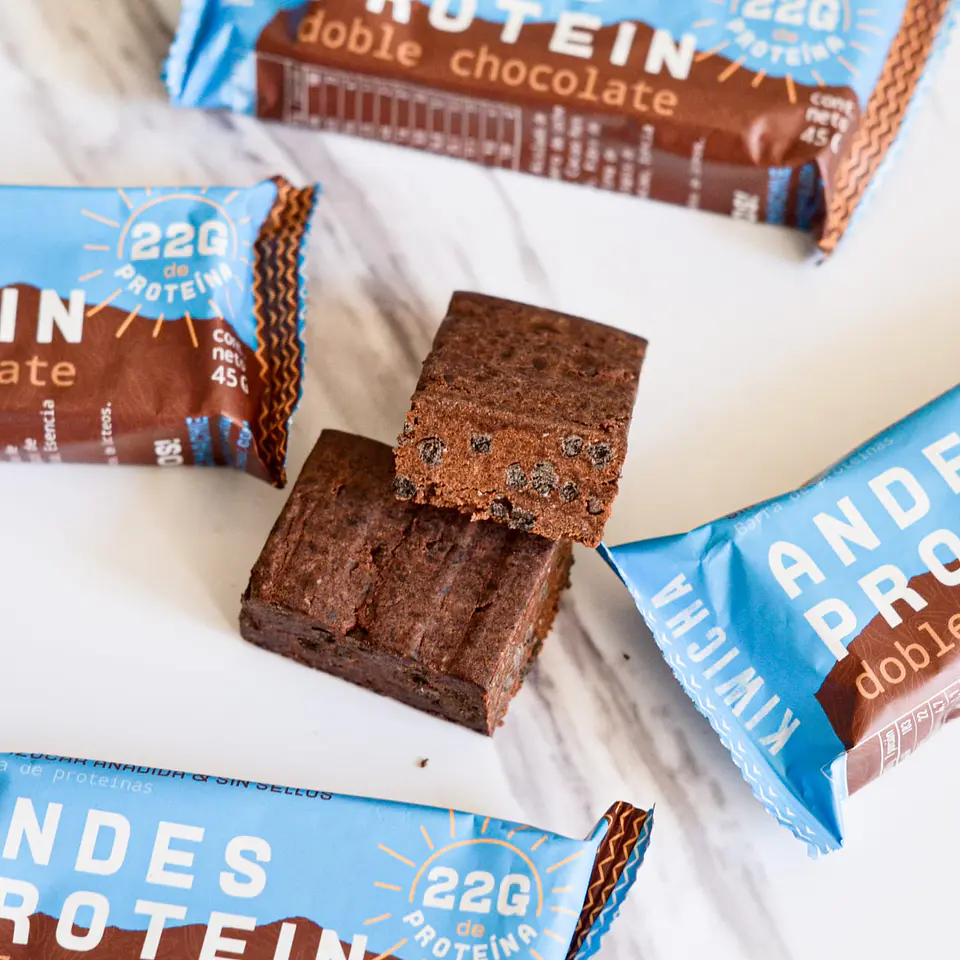 Barra Andes Protein Doble Chocolate 45g. Kiwicha 3