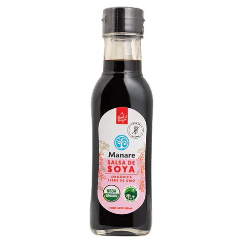 Salsa de soya orgánica sin gluten 150 ml Manare