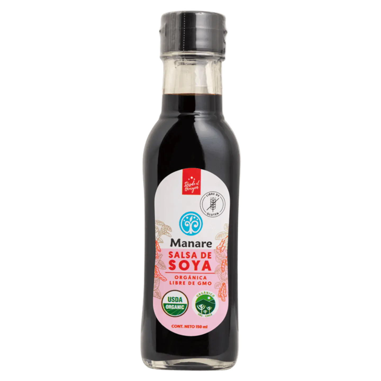 Salsa de soya orgánica sin gluten 150 ml Manare 1