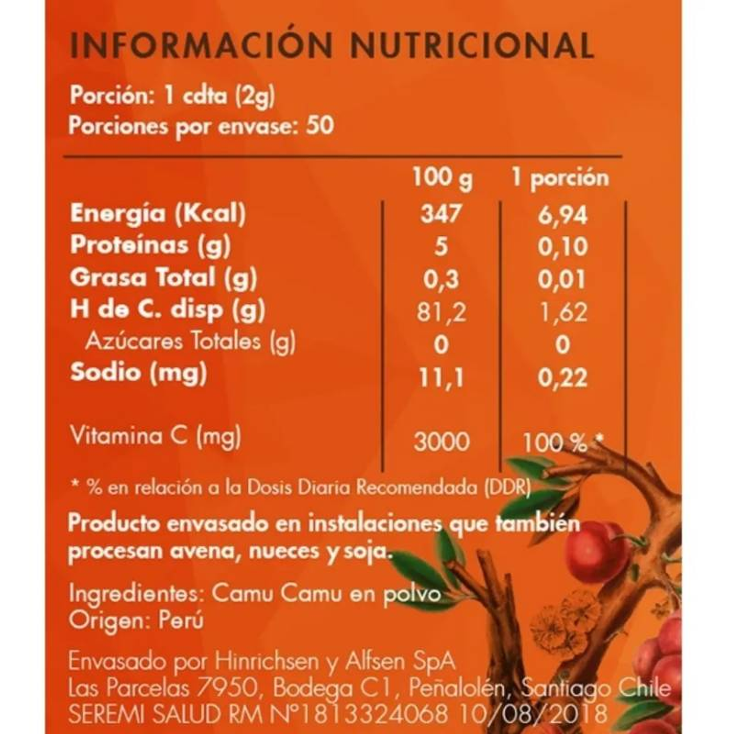 Camu Camu 100gr Polvo Brota 2