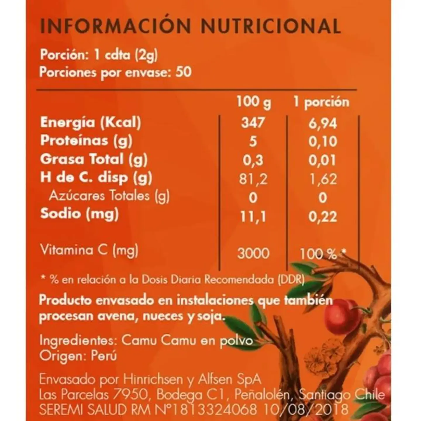 Camu Camu 100g Powder Sprouting 2