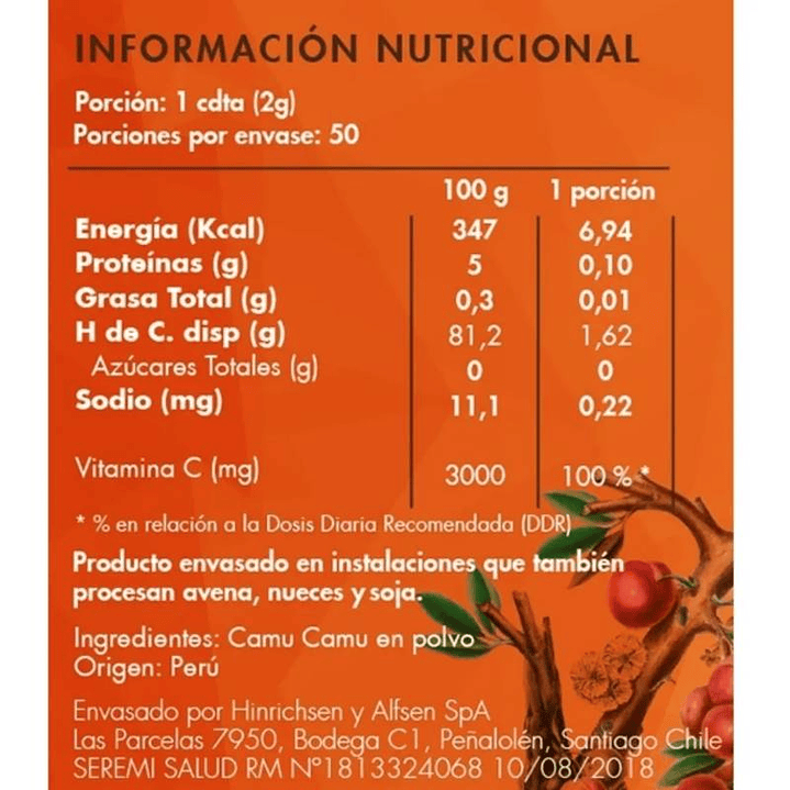Camu Camu 100gr Polvo Brota 2