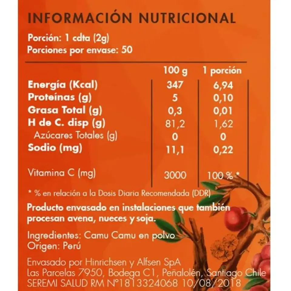 Camu Camu 100g Powder Sprouting 2