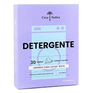 Casa Nativa - Detergente en Laminas aroma Lavanda 30u