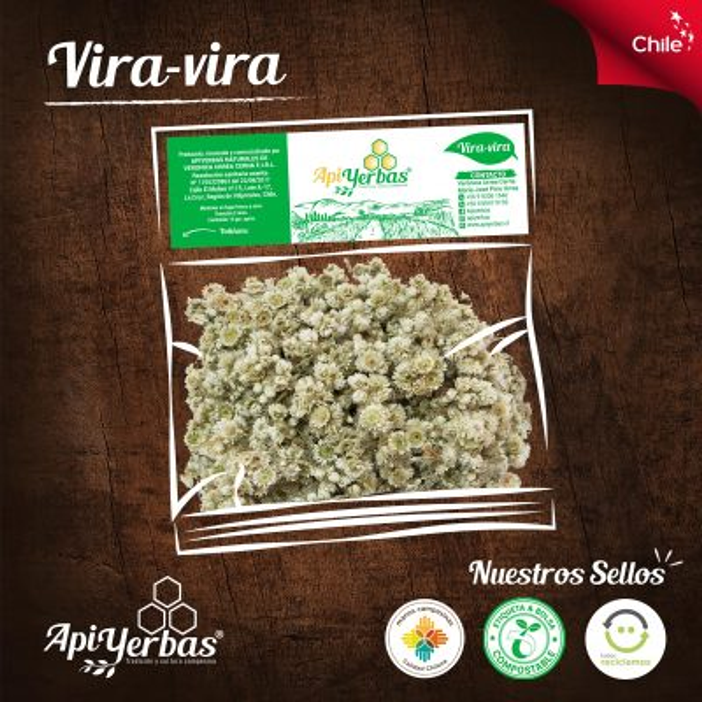 Vira-vira 15 gramos Apiyerbas 1