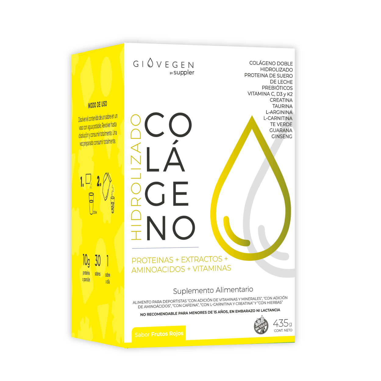 Colgeno Hidrolizado Protenas + Extractos + Aminocidos + V