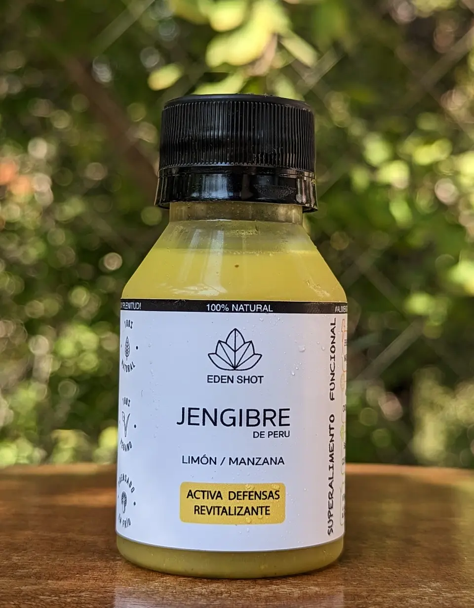 Eden shot  JENGIBRE Limón + Manzana 80ml  1