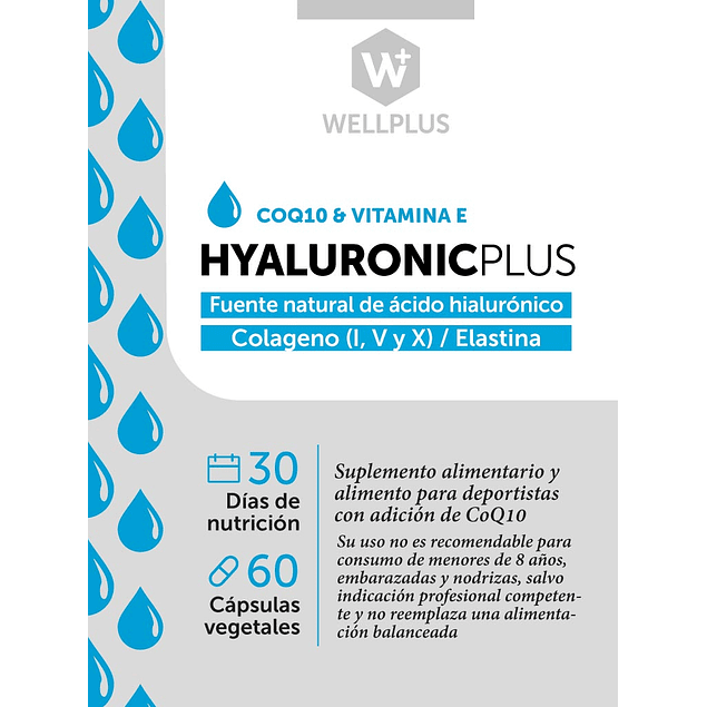 Hyaluronic Plus 60 cápsulas Wellplus