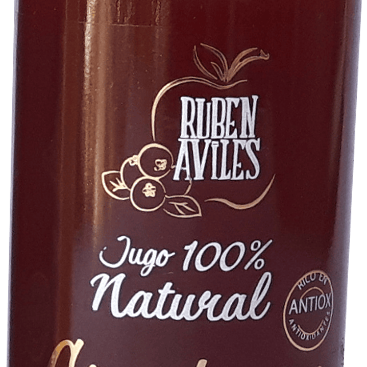 Ruben Aviles - Jugo 100% natural Cranberry y Manzana 300ml 1
