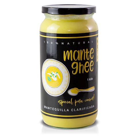 ManteGhee - Ghee Libre de lactosa y caseina 1 Kilo
