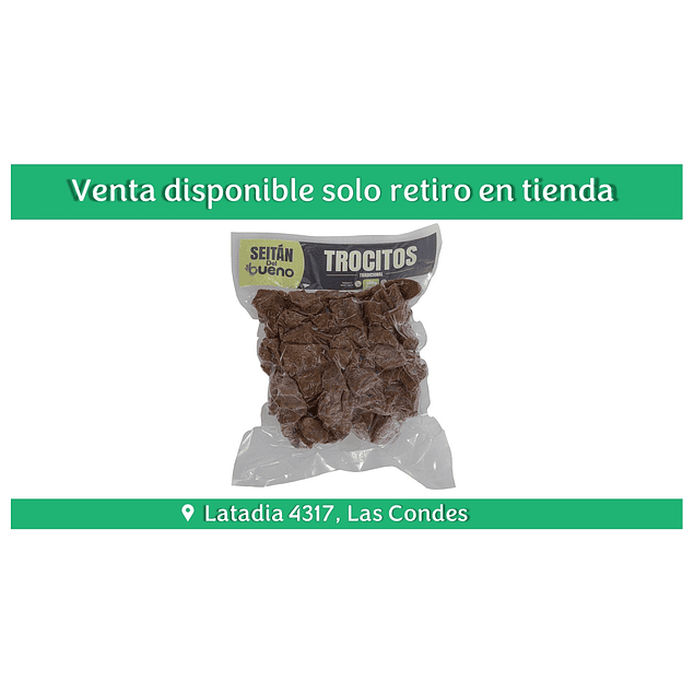 Seitan Trocitos tradicional 500g Seitan del Bueno 