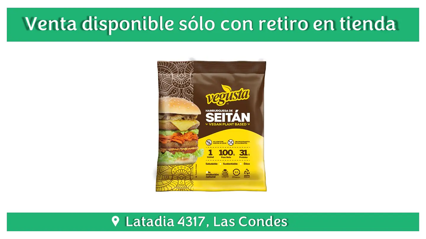 Vegusta - Hamburguesa Seitan 100g 