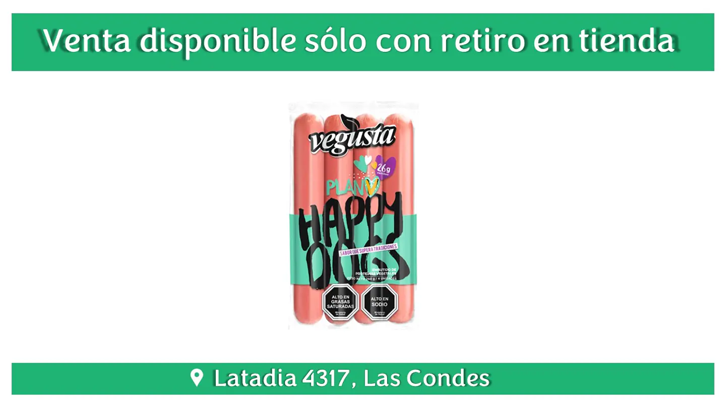 Vegusta - Salchicha Happy Dogs 260g 