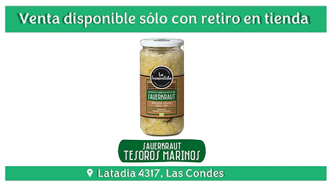 Sauerkraut Tesoros Marinos 680gr