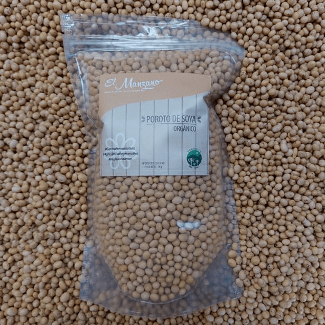 Poroto Soya Orgánico 1 Kg El manzano