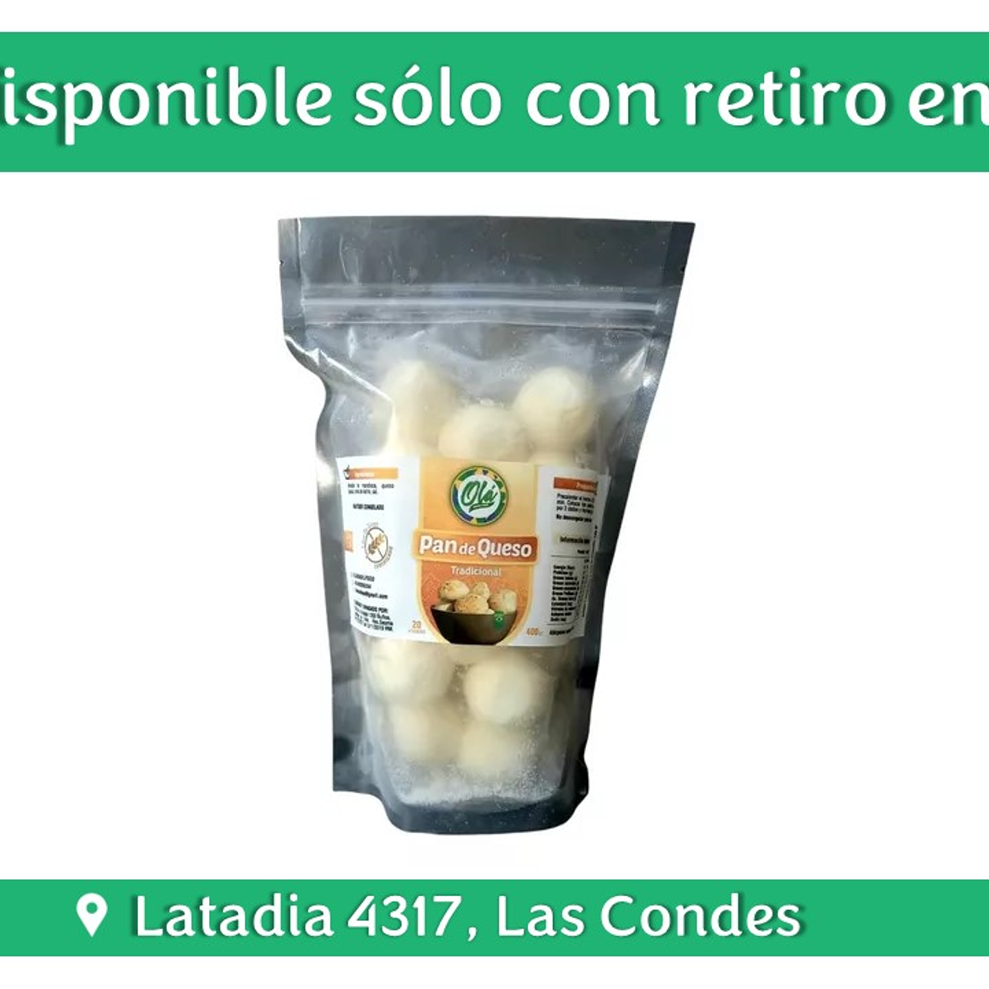 PAN DE QUESO TRADICIONAL 20U - OLA BRASIL 