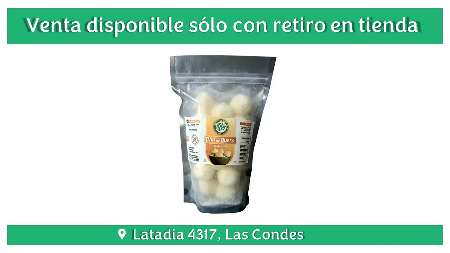 PAN DE QUESO TRADICIONAL 20U - OLA BRASIL 