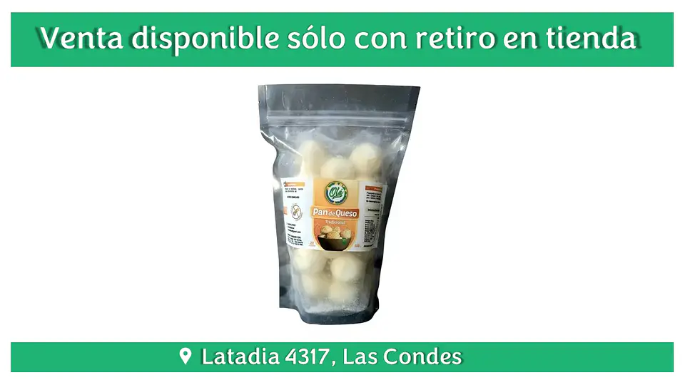 PAN DE QUESO TRADICIONAL 20U - OLA BRASIL 