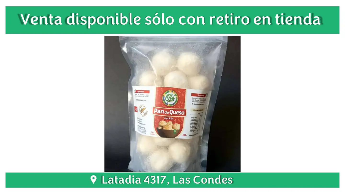 PAN DE QUESO MERKEN 20U - OLA BRASIL 