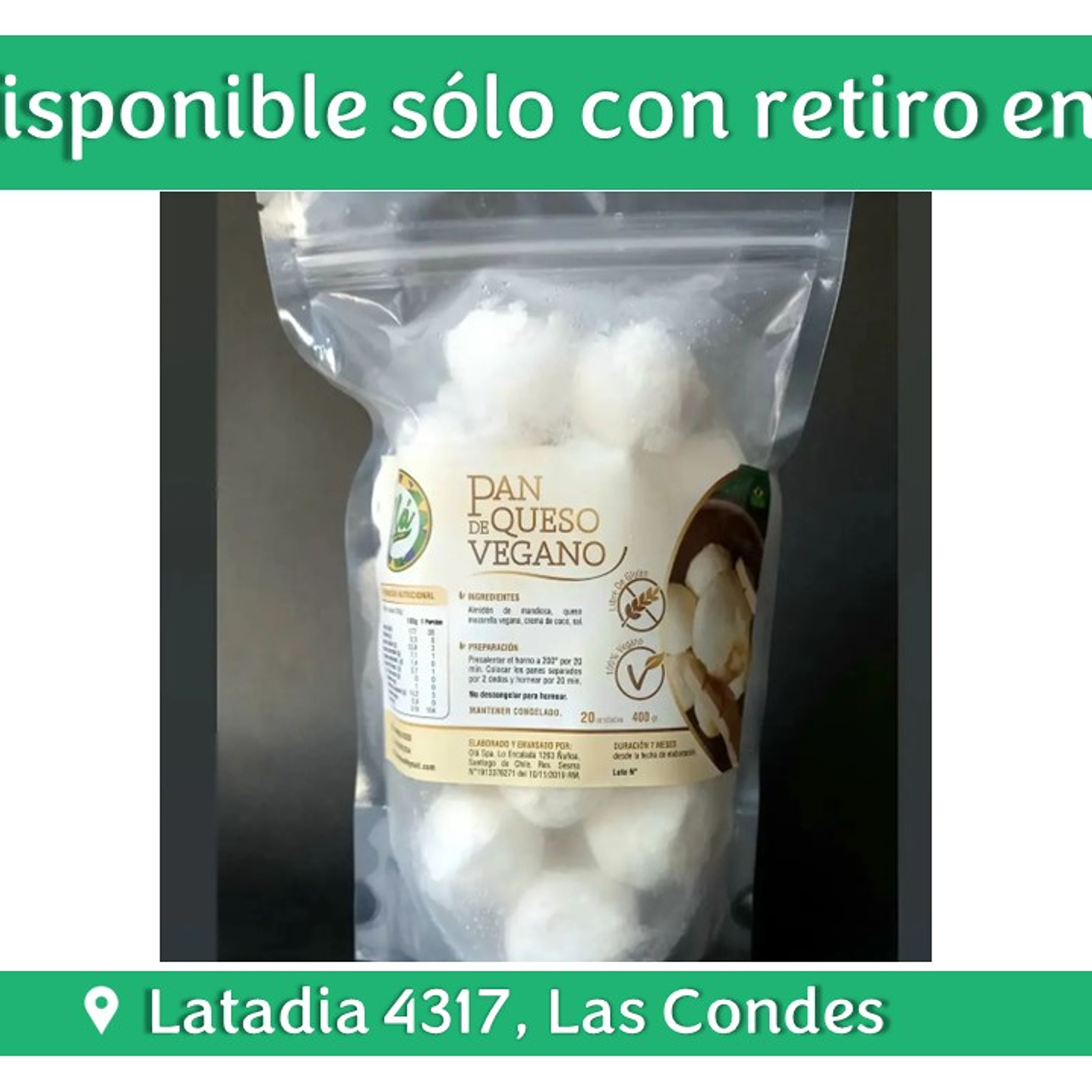 PAN DE QUESO VEGANO 20U - OLA BRASIL 