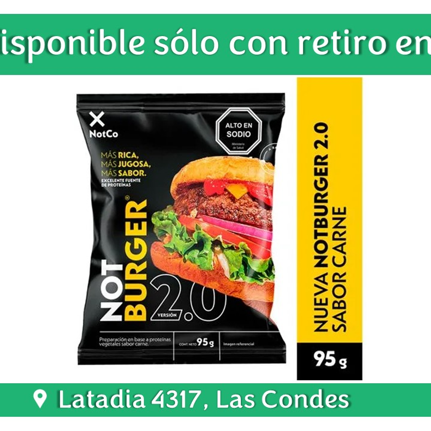 NOT BURGER Versión 2.0 95 G Not Co 1