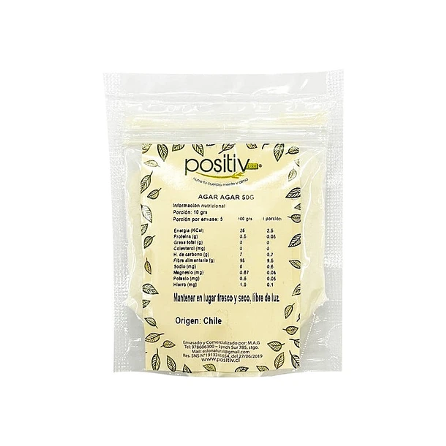 Agar Agar 50gr  Positiv 1