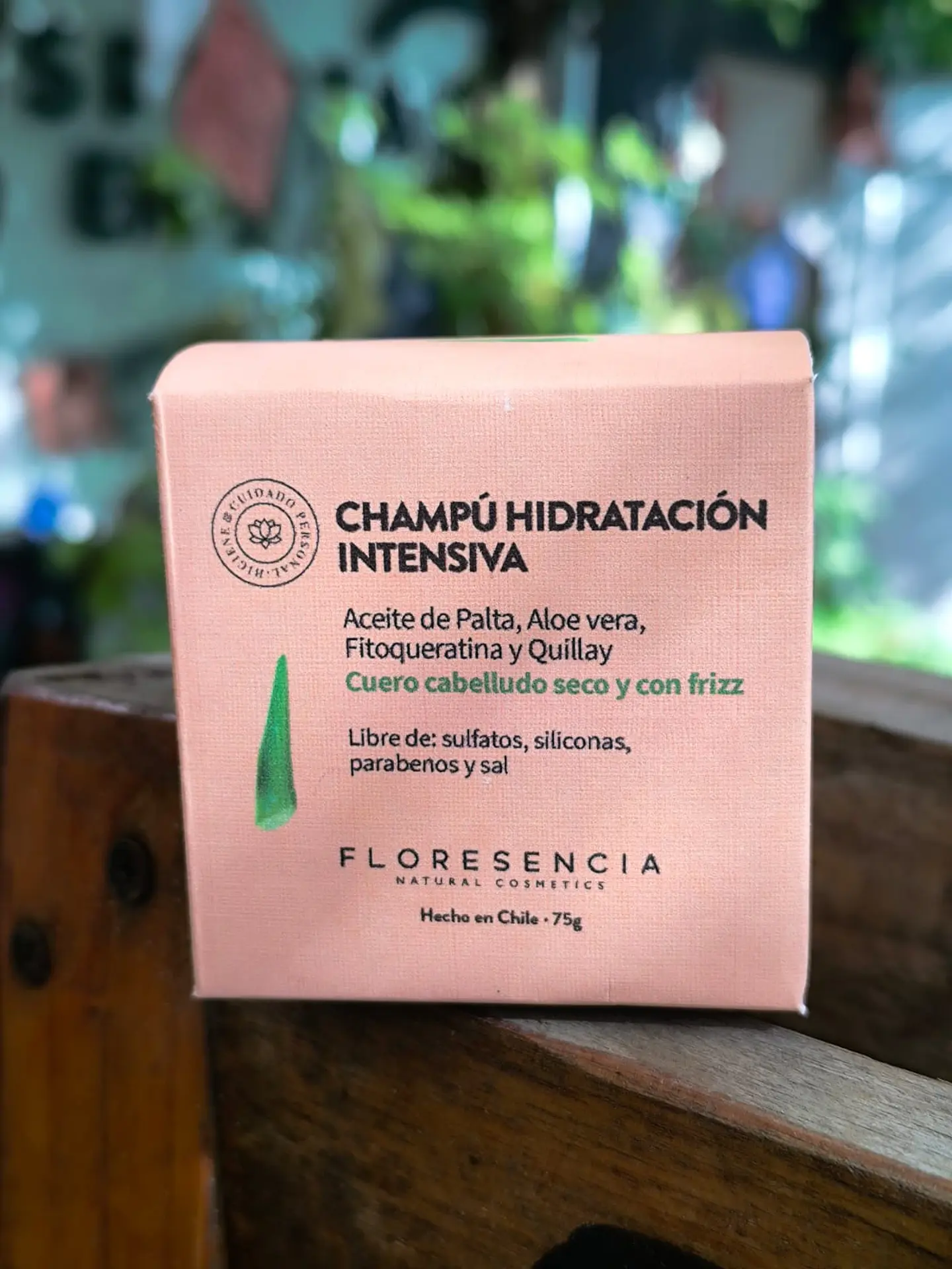 Champu solido hidratación 75g Floresencia  1