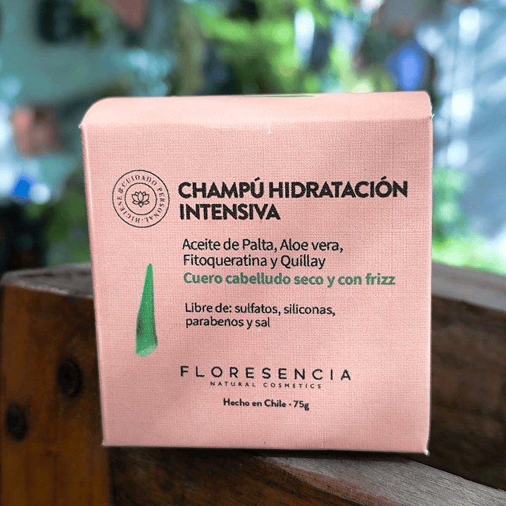 Champu solido hidratación 75g Floresencia  1