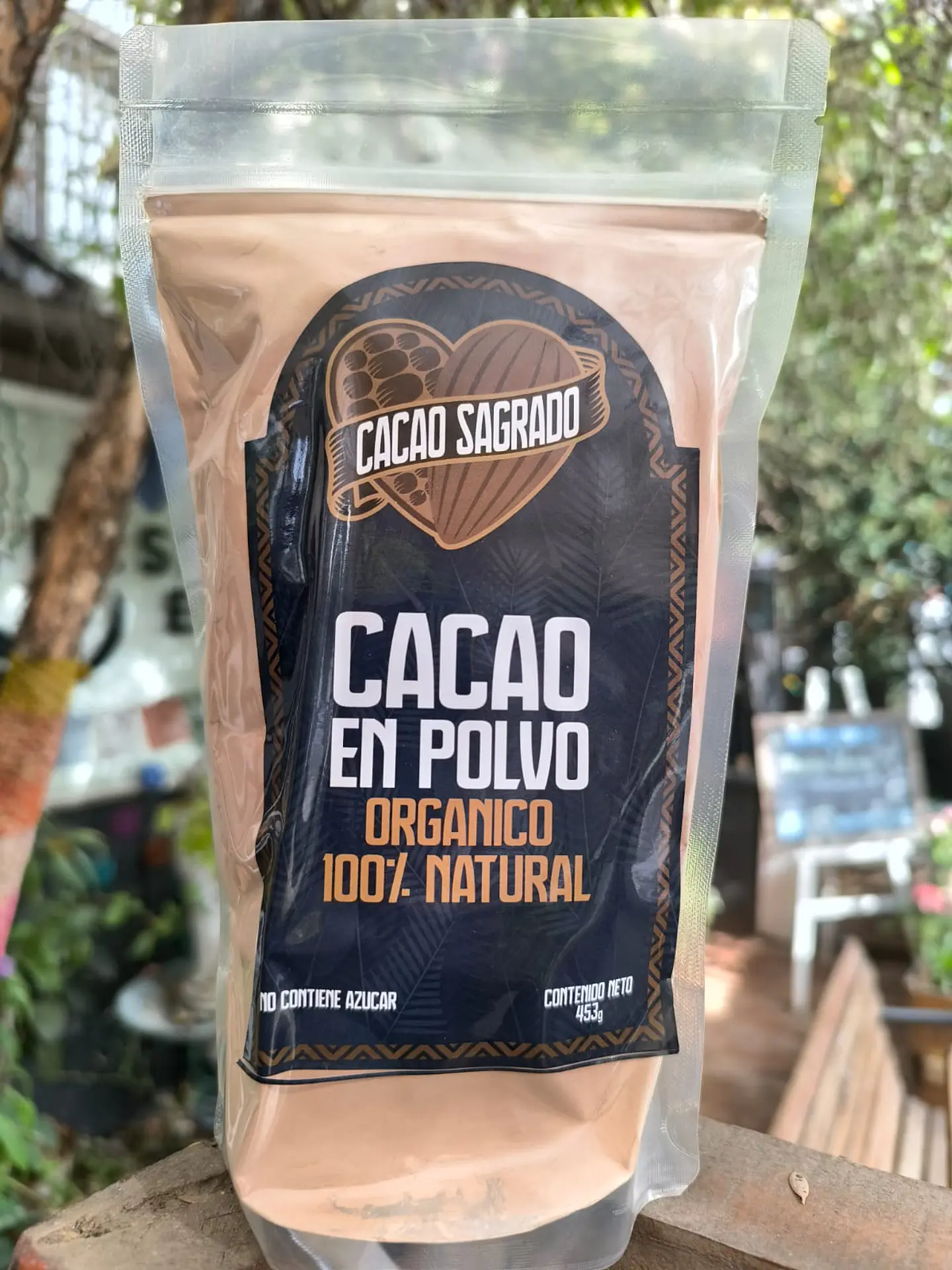 Cacao en Polvo Orgánico 453g Cacao Sagrado 1