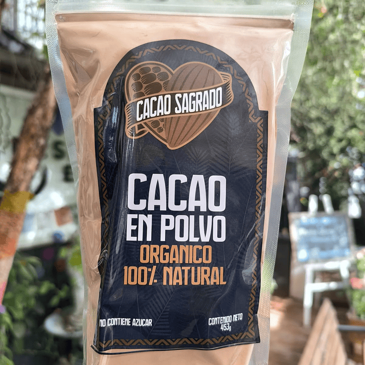 Cacao en Polvo Orgánico 453g Cacao Sagrado 1