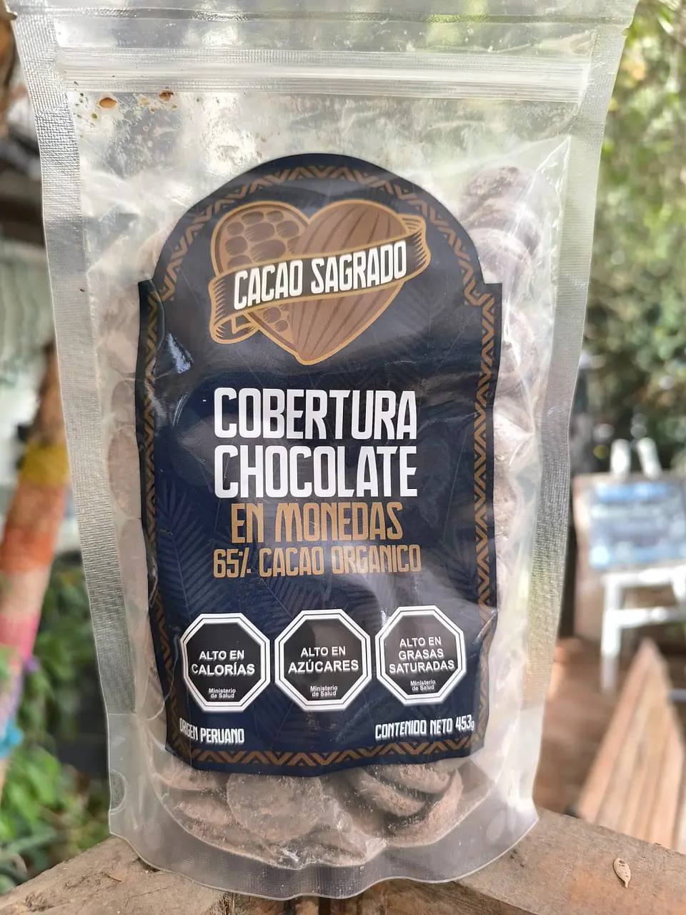 Cobertura de Cacao 453g Cacao Sagrado 1
