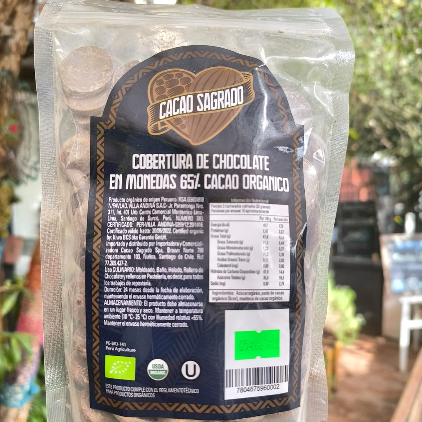 Cobertura de Cacao 453g Cacao Sagrado 2