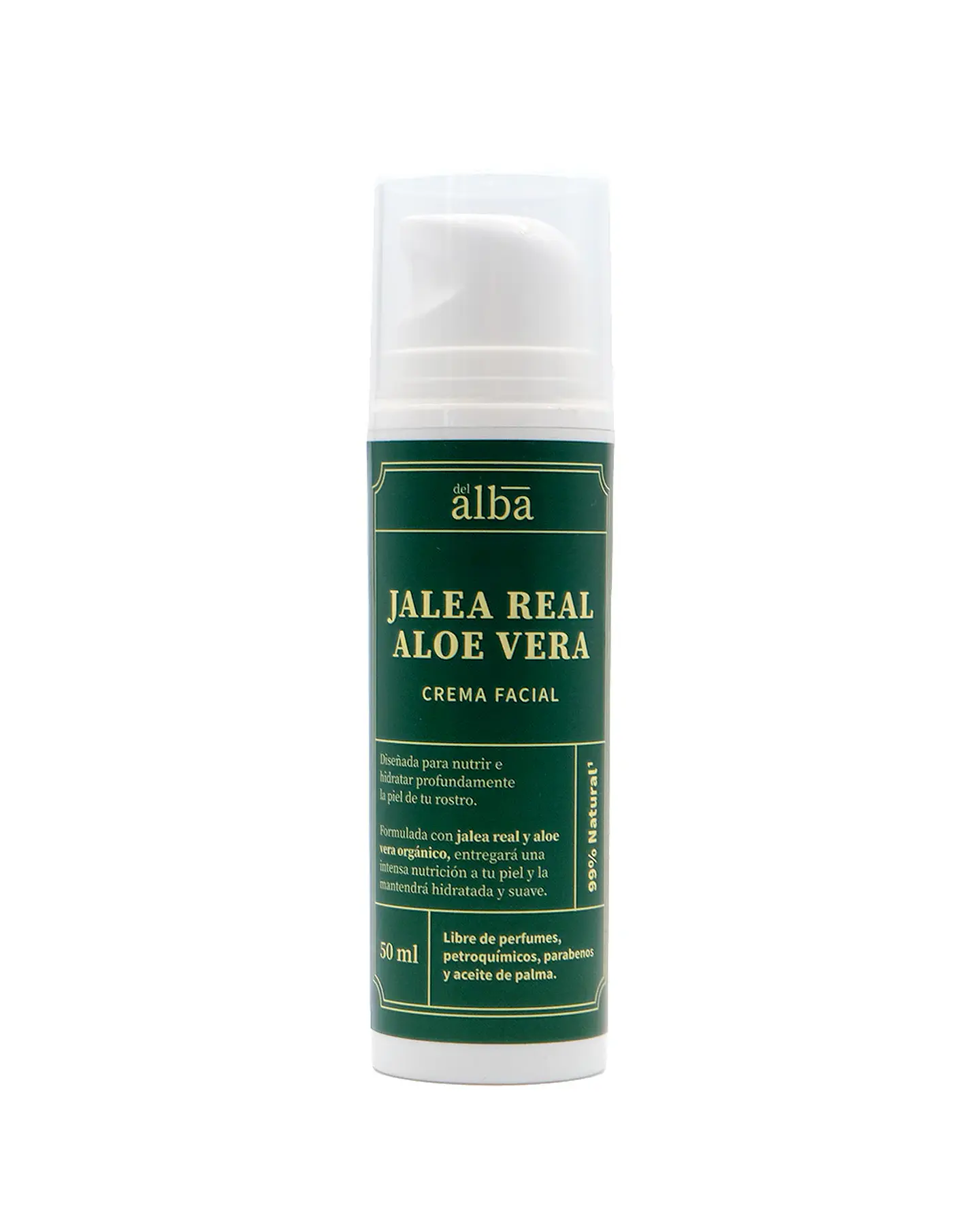 Crema Rostro Jalea Real Aloe Vera 50ml  Del Alba   1