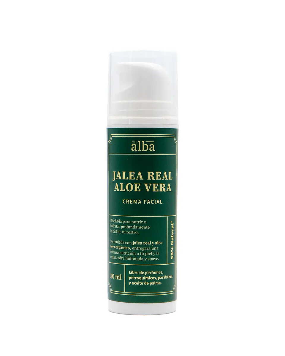 Crema Rostro Jalea Real Aloe Vera 50ml  Del Alba   1