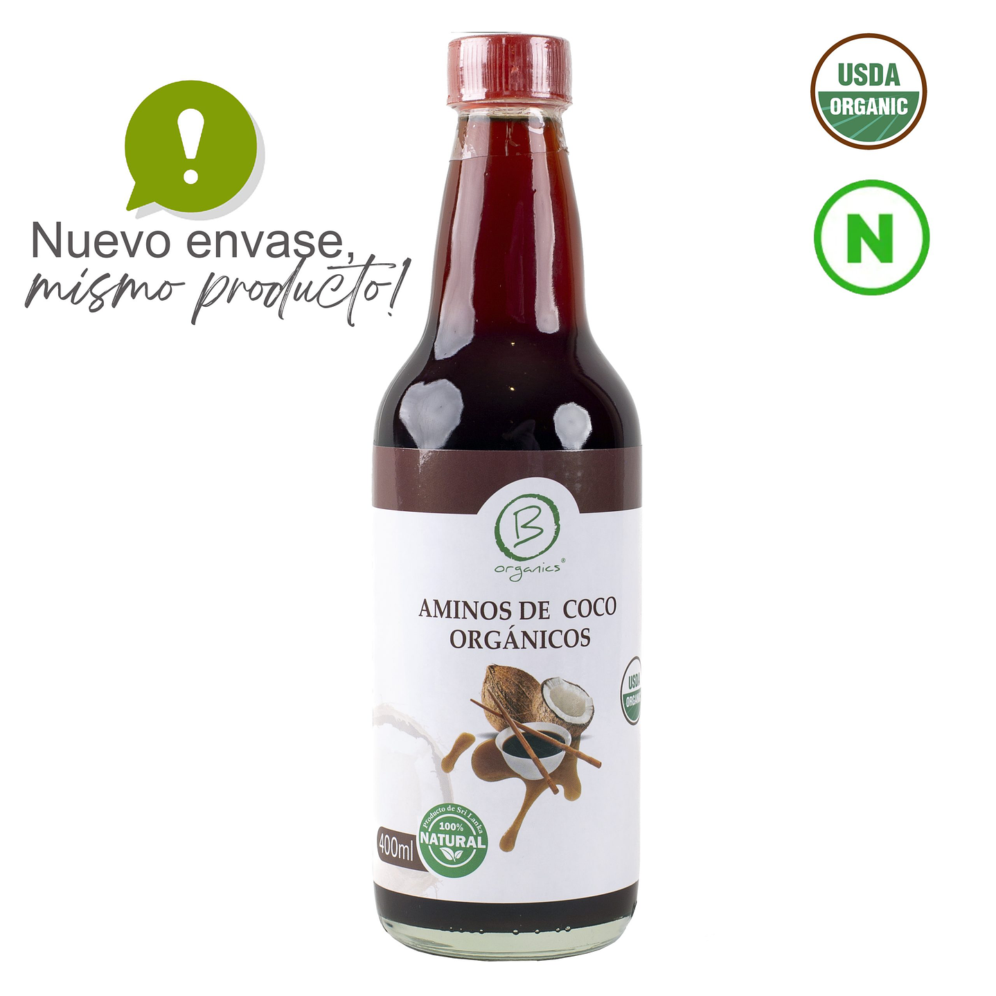 Aminos De Coco Orgánico 400 ml 1