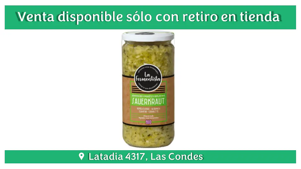 Sauerkraut Verdes Vivos 680gr 1
